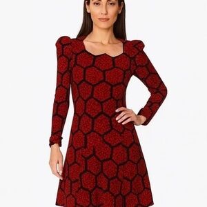 Carolina Herrera 1980s Sculptural Silk Dress – Sz 6 (Fits 4) – NWOT